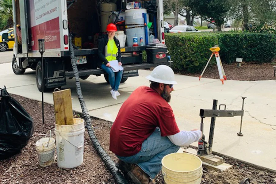 Injection Pier Installation in Clewiston, FL